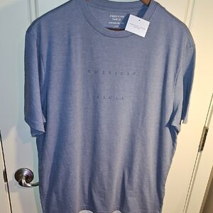 American Eagle Outfitters MEN'S Blue Short Sleeve Tee